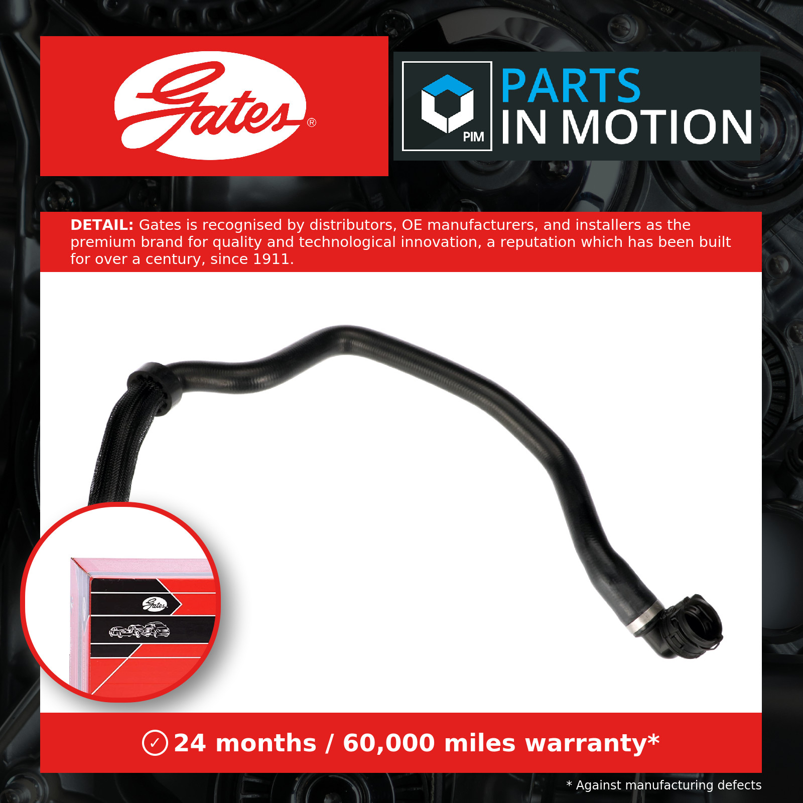 Lower GATES-OE 05-4704 Radiator Hose for CITROËN,DS,FIAT,OPEL,PEUGEOT,VAUXHALL - Image 14