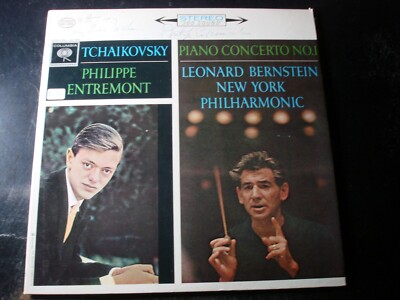 SIGNED PHILIPPE ENTREMONT TCHAIKOVSKY PIANO CONCERTO VOL 1 LP