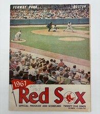 1967 Boston Red Sox Program Top Twins clinch Pennant Yastrzemski MVP/scored Ex⚾️ 1967 Boston Red Sox Program Top Twins clinch Pennant Yastrzemski MVP/scored Ex⚾️