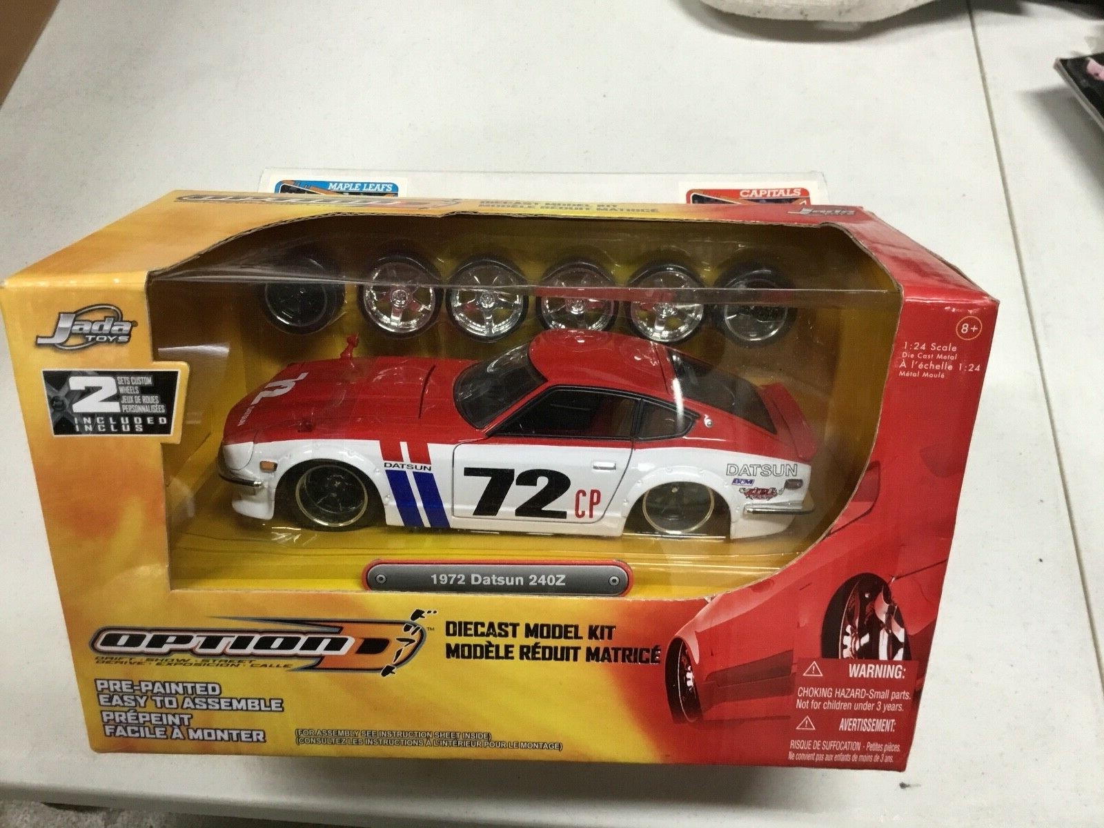 Jada Toys 1972 Nissan Datsun 240Z Option D 1 24 die cast import racer RARE Jada Toys 1972 Nissan Datsun 240Z Option D 1 24 die cast import racer RARE