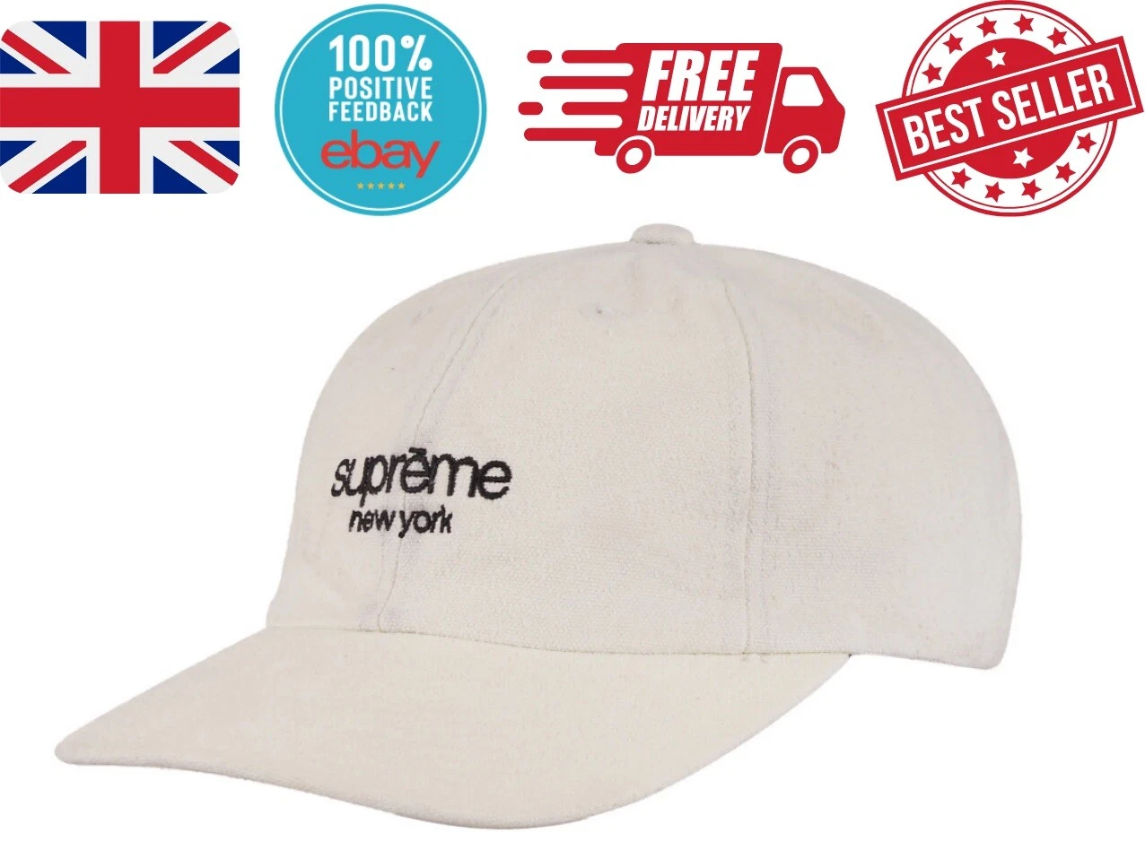Logo Supreme Classic 6 panneaux   Crème   SS23   Livraison gratuite le lendemain ✅