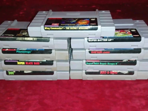 Snes games lot untested *original carts, untested sold as is*