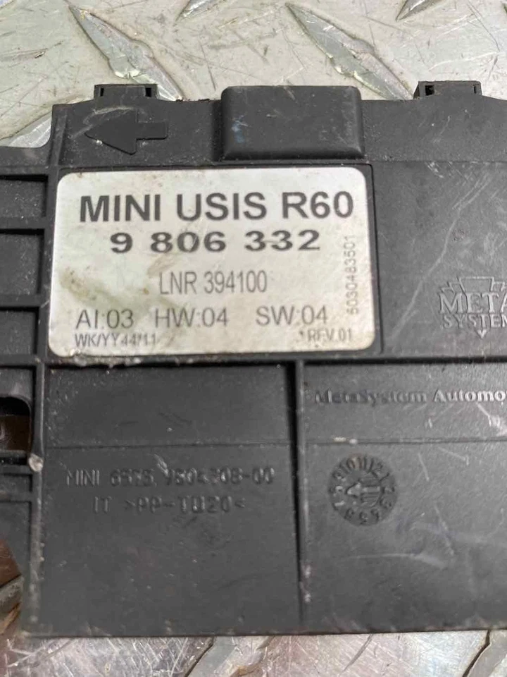10-16 MINI COOPER COUNTRYMAN R60 SISTEMA DE ALARMA SENSOR 65759806332 OEM Foto 3 de 4