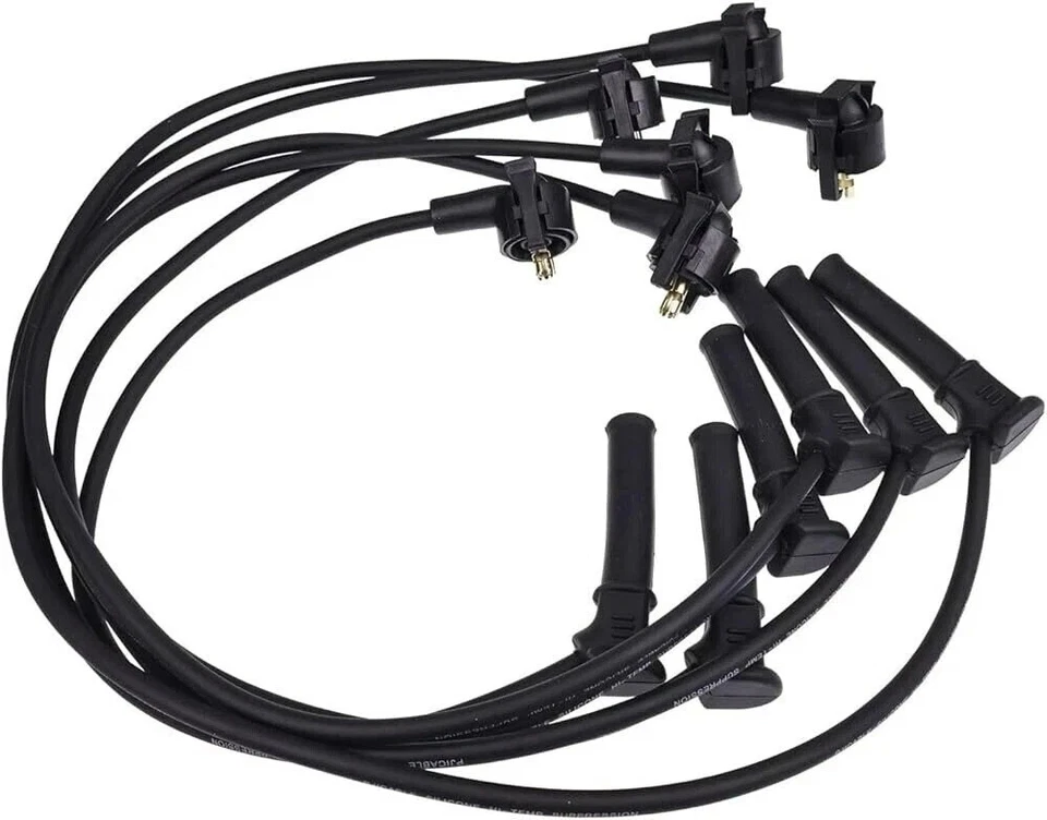 Juego de kit de cables de encendido OEM MOTORCRAFT WR6096 y 6+ bujías Motorcraft SP412 Foto 2 de 3