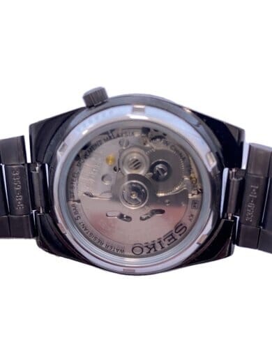SEIKO 5 7S26-02T0 Analog Wristwatch Automatic Winding Black