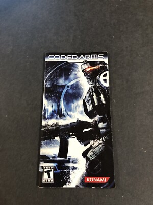 coded arms psp Manual Only