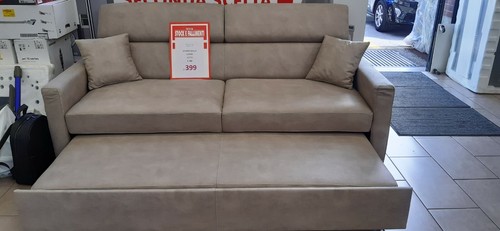 DIVANO, divano letto, beige, 210 x 95, offerta, outlet, casa, soggiorno, - Foto 2 di 4