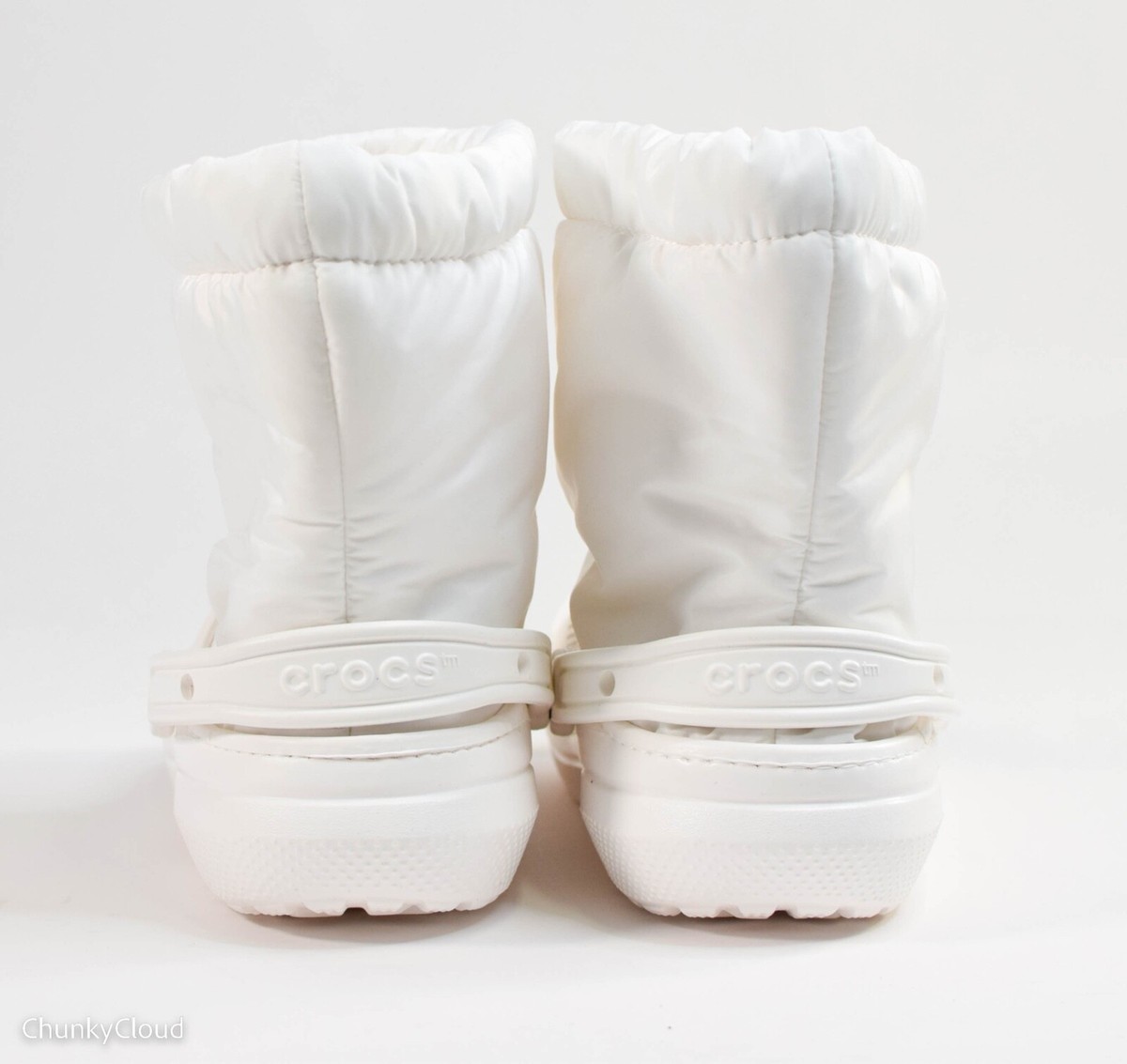 NWT Crocs Classic Lined Neo Puff Boots WHITE Women’s 12 Men’s 10 Crocs Classic Lined Neo Puff Boot Mens Size | Mercari main image 4