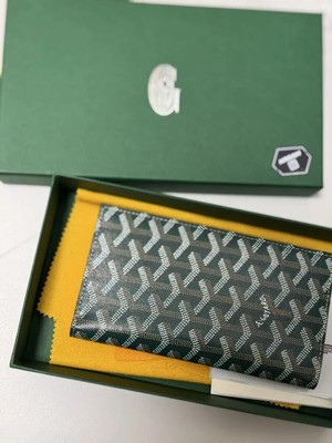 Goyard Saint Roch Green Long Wallet Brand New