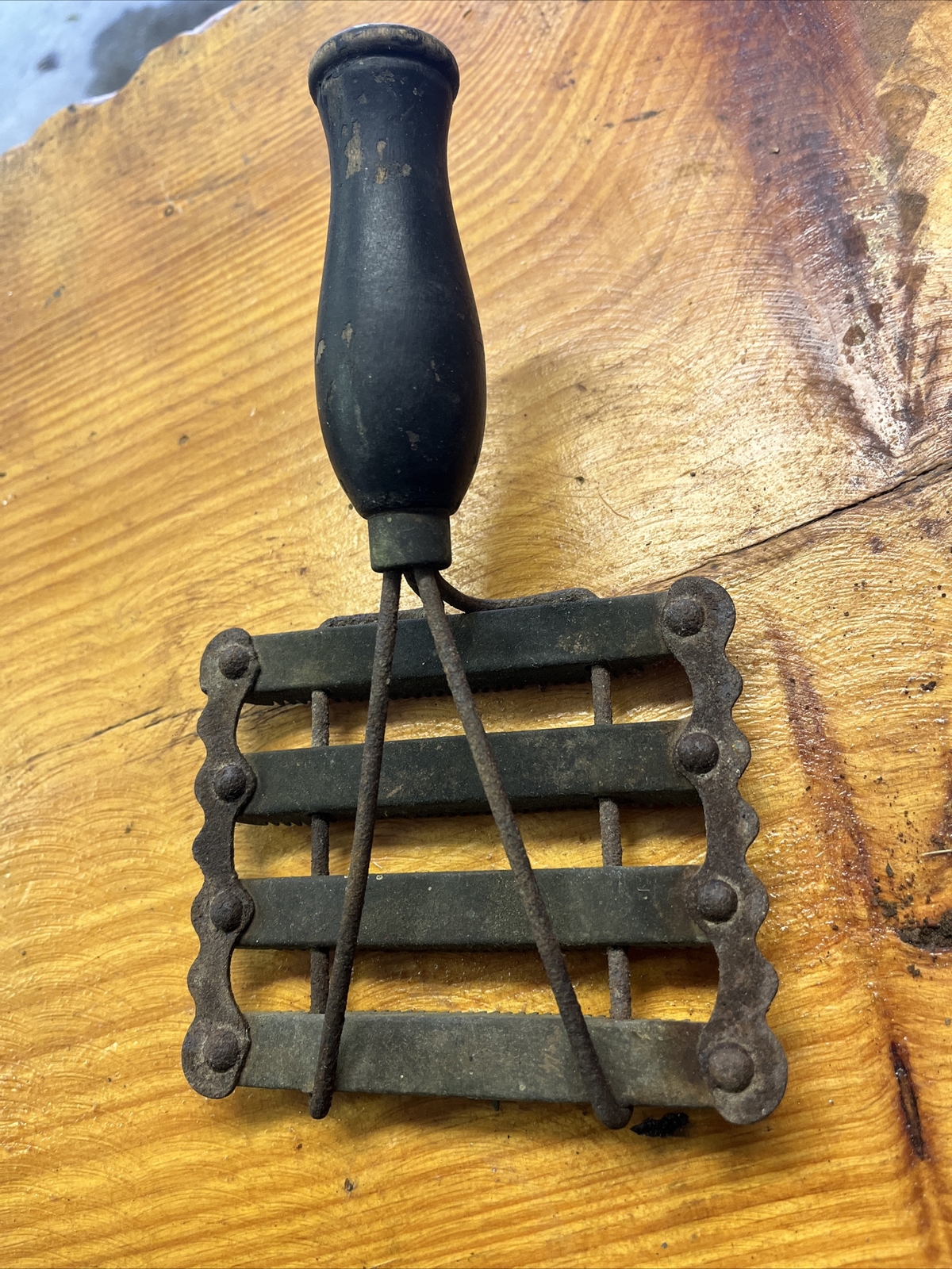 RARE ANTIQUE HORSE CURRY COMB eBay