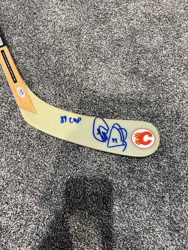 THEO THEOREN FLEURY Calgary Flames 89 Cup SIGNED Autograph Hockey Stick PSA COA - Picture 2 of 2