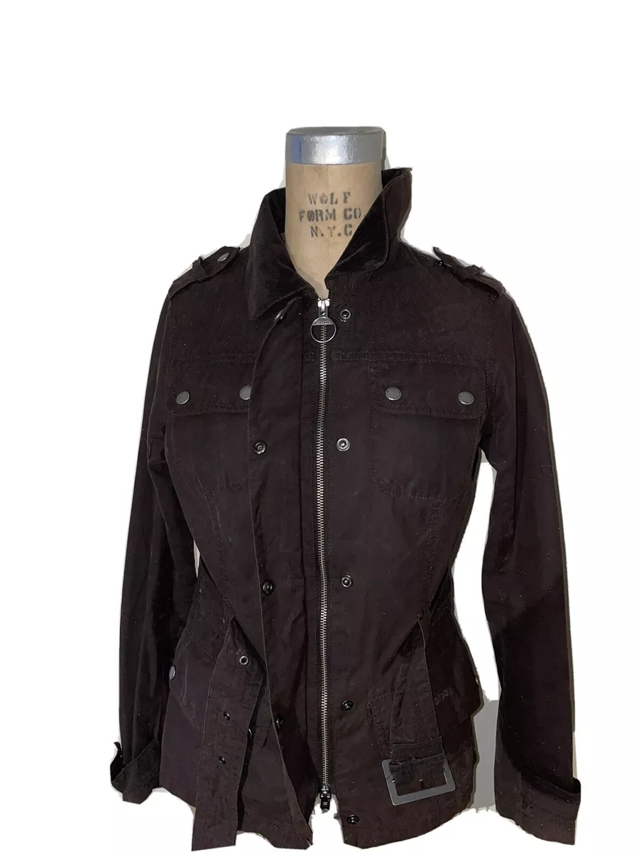 Barbour Waxed Women s Piston Jacket Size 6 US eBay