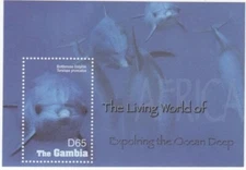 Gambia 2005 - Exploring the Ocean - Souvenir Stamp Sheet - Scott #2946 - MNH