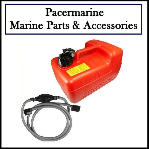 Quicksilver 12L Mercury Mariner Outboard Fuel Tank & Gauge 8 Ft Fuel