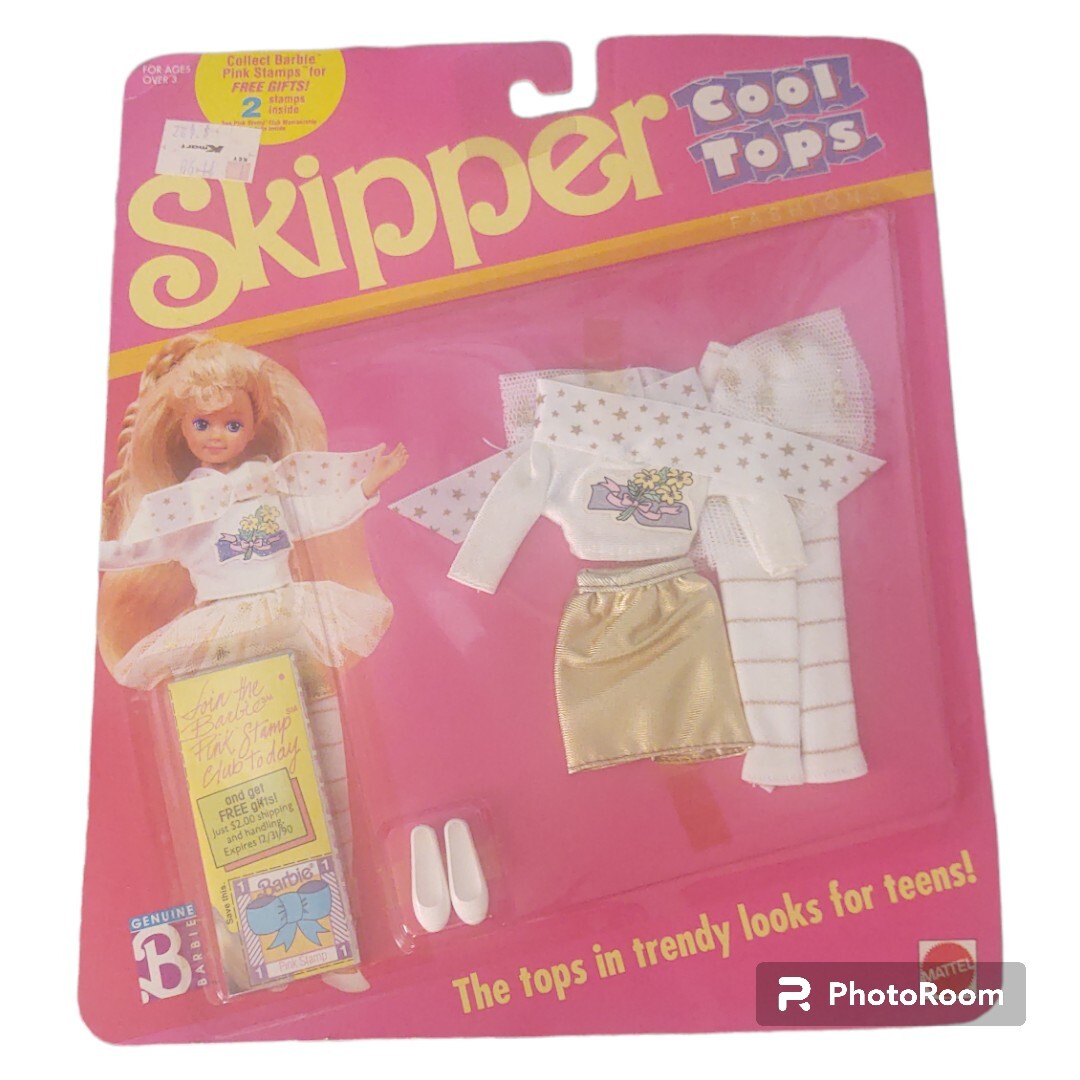 Barbie Skipper Cool Tops 1989 - NRFB, édition Limitée Mattel