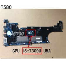 Original for Lenovo ThinkPad T580 Motherboard CPU I5-7300U UMA 01YR266 01YR267
