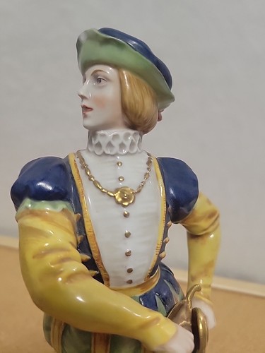 Antike Richard Ginori Capodimonte Porzellan Figur Figurine - Bild 8 von 10