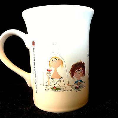 FLODDERTJE & The Bride Coffee Tea Mug Children's Book Anne Schmidt Staffordshire