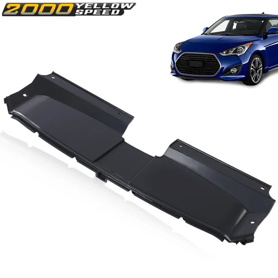 Fit For 2013-2017 Hyundai Veloster Radiator Upper Grille Cover Shield Panel New - Image 4 of 4