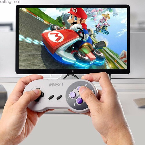 2PCS Wireless/Wired SNES USB Controller Joystick Gamepad for PC MAC Raspberry Pi - Picture 29 of 60