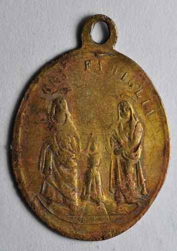 Ancienne Médaille Votive / Souvenir – Fontanellato (Gh)