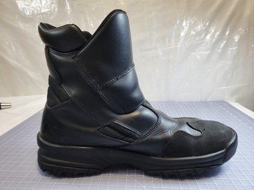 Diadora Veratex Men Motorcycle Riding Black Leather Biker Boots US sz 12 EU 46 - Picture 7 of 10