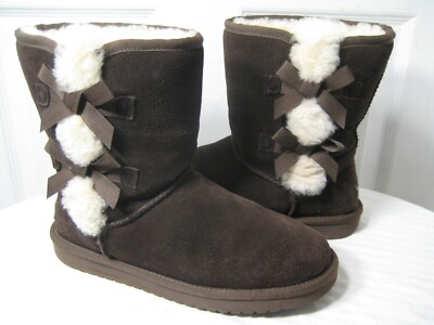 Koolaburra By Ugg Victoria Brown Short Winter Boots Women's