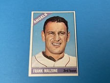 Frank Malzone 1966 Topps Baseball #152 No Creases Angels