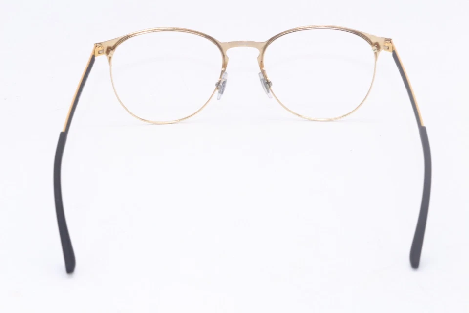 NUEVOS ANTEOJOS RAY-BAN RB 6375 2890 MONTURAS AUTÉNTICAS ORO NEGRO 51-18 Foto 4 de 4