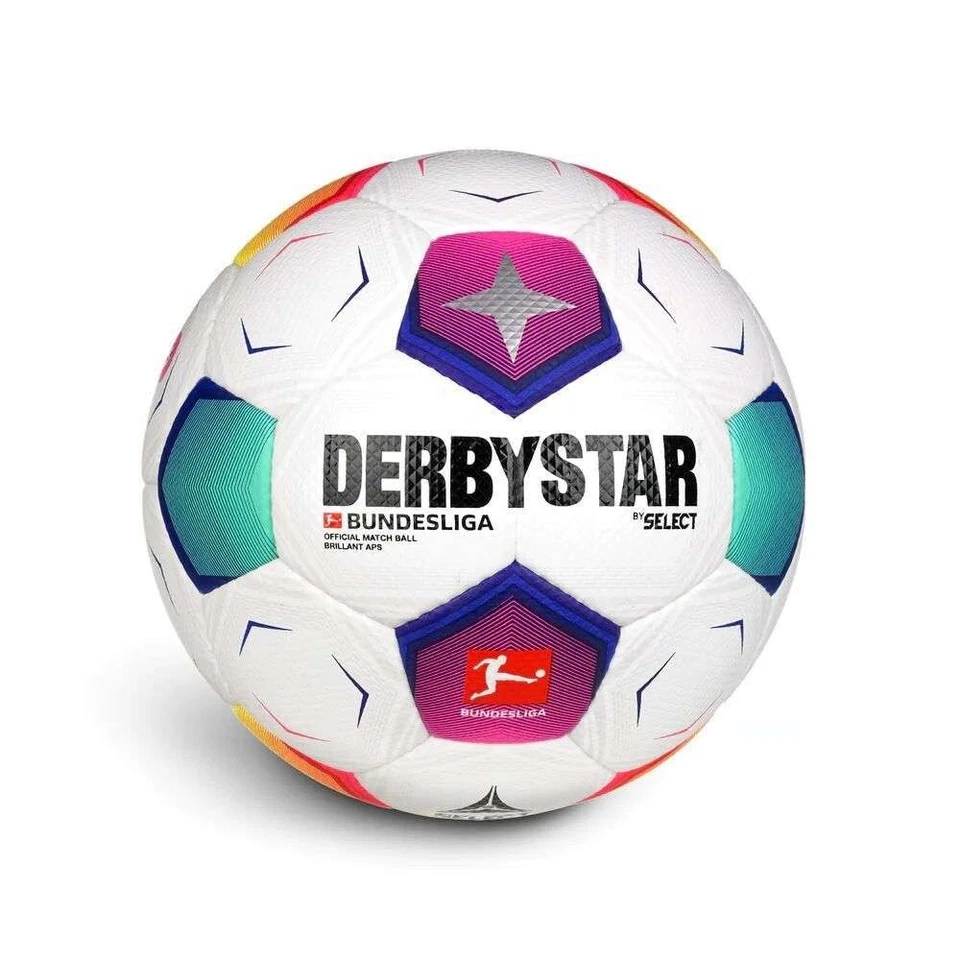 DERBYSTAR Brillant APS v24 - Fußball Bundesligaball - Gr 5 - NEU -