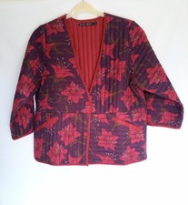 Gudrun Sjoden Quilted Organic Cotton Jacket Size Ladies Uk M