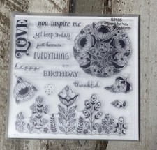 CTMH Stamp Of The Month - Flowers for You S2105 New Retired