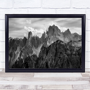 The Peaks Mountain Peak Ridge Top Summit Wandkunstdruck