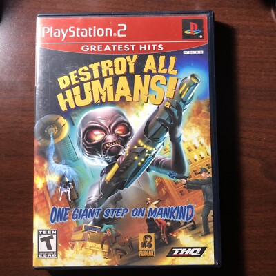 Destroy All Humans (Sony PlayStation 2, 2005) Untested