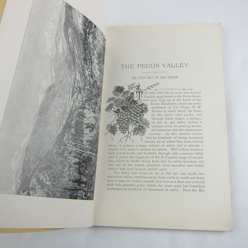 The Pecos Valley: The Fruit Belt of New Mexico Buch Antik 1891 RAR - Bild 2 von 12