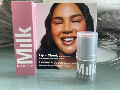 MILK Makeup Lip + Cheek WERK Mini | 3g 0.1oz | 2-in-1 Blush & Tint | Dusty Rose