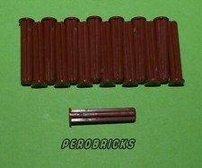 Lego Technic Technik 15 Kreuzstangen mit Stopper 3lang #24316 dunkelbraun