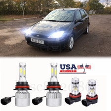 For Ford Focus 2005 2006 2007 Highlow Beam Led Headlight Fog Light Bulbs 6000k For Ford Focus 2005 2006 2007 Highlow Beam Led Headlight Fog Light Bulbs 6000k