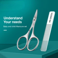 Baby Safety Nail Scissors Nail Care Clippers Cutter Convenient File Shell Shear