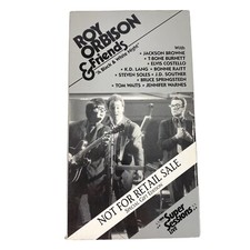 Roy Orbison Friends VHS A Black White Night Special Gift Edition 1988 HBO