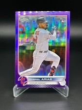2022 Topps Chrome Update Purple Parallel Gabriel Arias True RC #USC131 Guardians