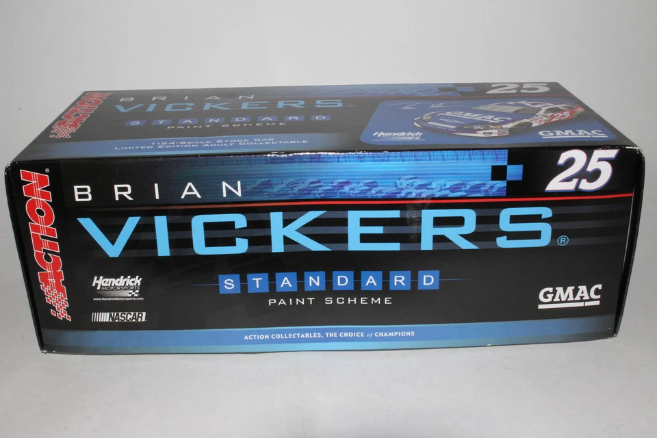 Chevy Monte Carlo 2006 de acción autografiada por Brian Vickers 1:24 #25 GMAC NASCAR Foto 2 de 4