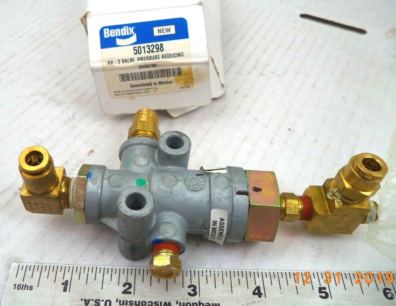 Bendix Air Brake Kit w/RV-3 Valve 103998 Solenoid 5013297 Assy pn ...