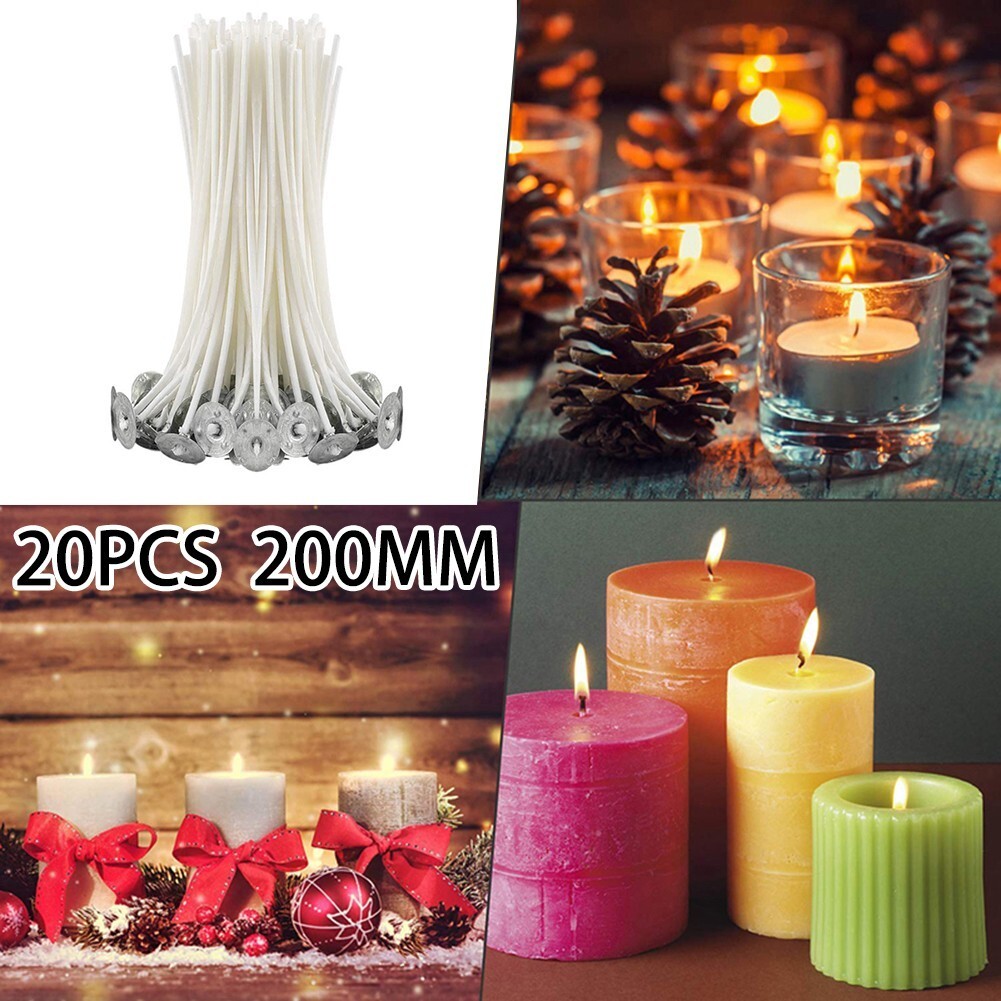 Candles Wicks Pretabbed Zinc Core Thread For Candle Making Supplies