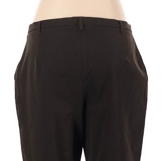 Jil Sander Marrón Oscuro Poliéster Suelto Vestido/Pantalones de Carrera Talla 44 (US 14) Foto 4 de 4