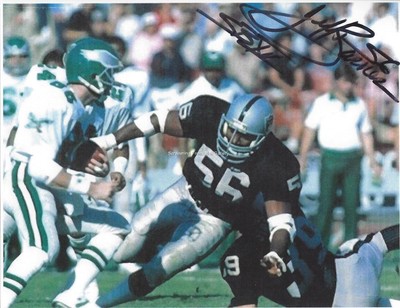 Jeff Barnes Hand Signed 8x10 Autographed Oakland Raiders Sb Xv Ebay