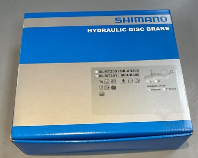 Shimano Altus BL-MT201/BR-UR300 Flat Mount Disc Brake and Lever Left 1000mm Hose