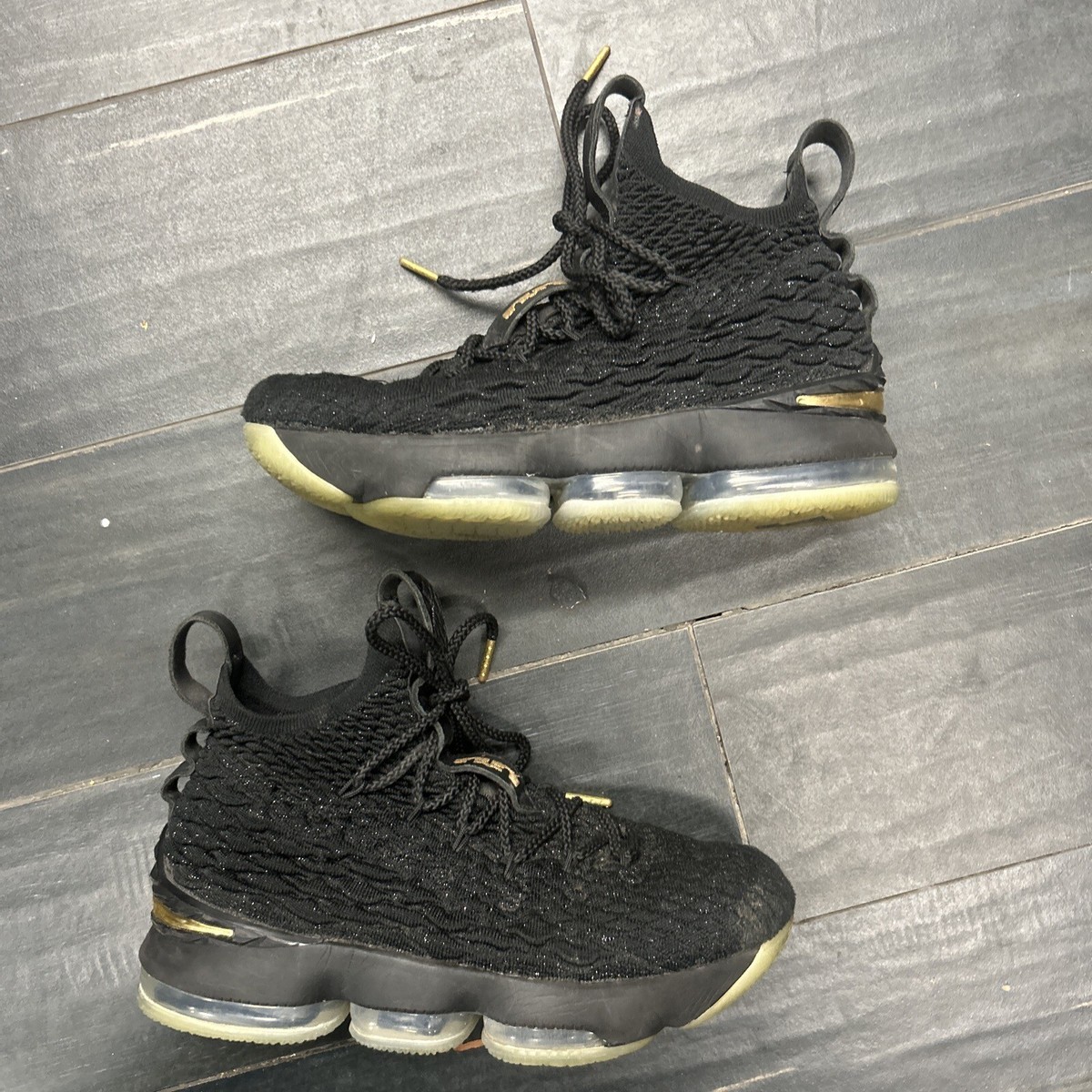 golden lebron james shoes