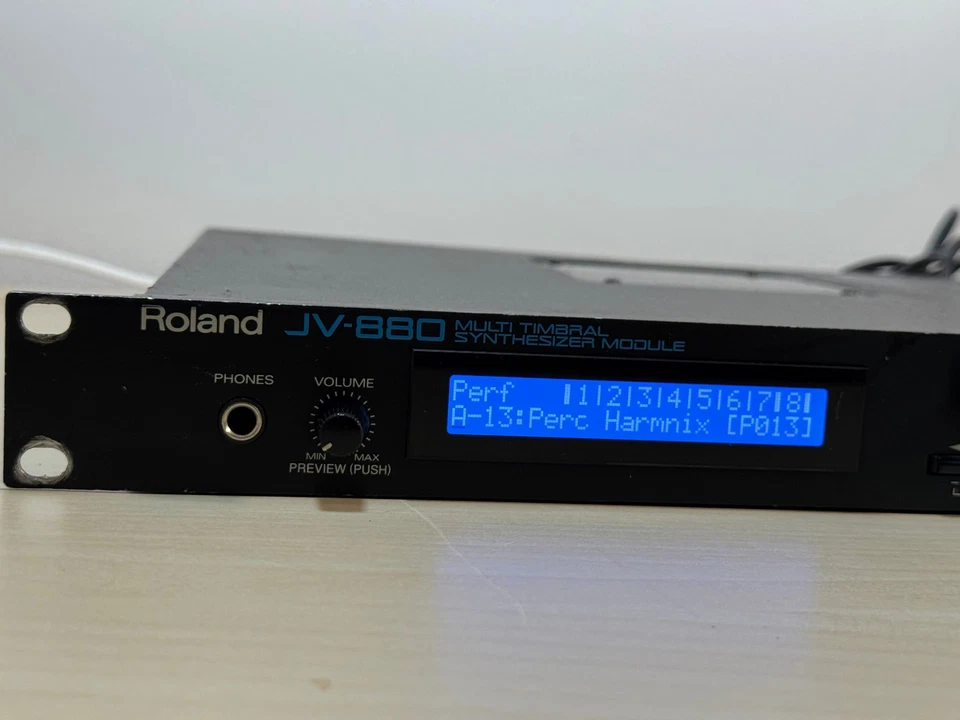 Roland JV-880 Multitimbral Synthesizer Module - New Screen! -tested! READ DESC! - Image 3 of 4