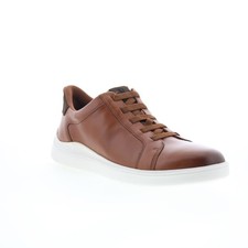 Image of Rockport Tynnar Step Activated Casual Mens Brown Wide Trainers Shoes